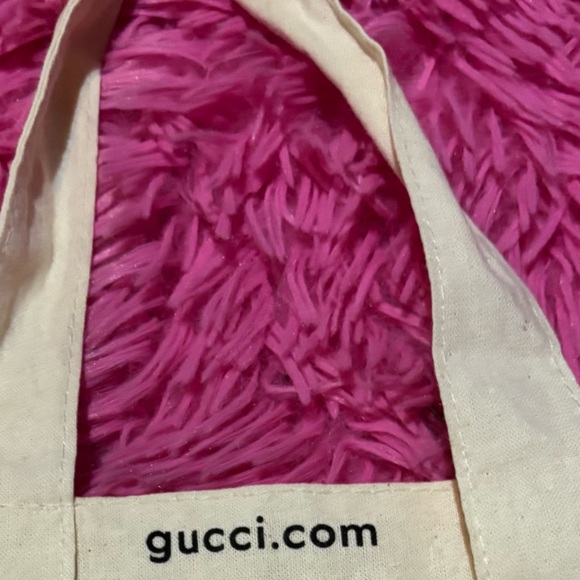 Gucci Small Canvas Tote Bag, Novelty Shopper, Cotton, Shoulder/Cashier Bag - Picture 3 of 6